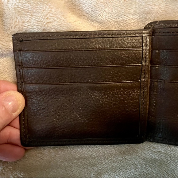 Triona Wallet Leather Made in Ireland Donegal Tweed Never Used New with Tag - Picture 7 of 10